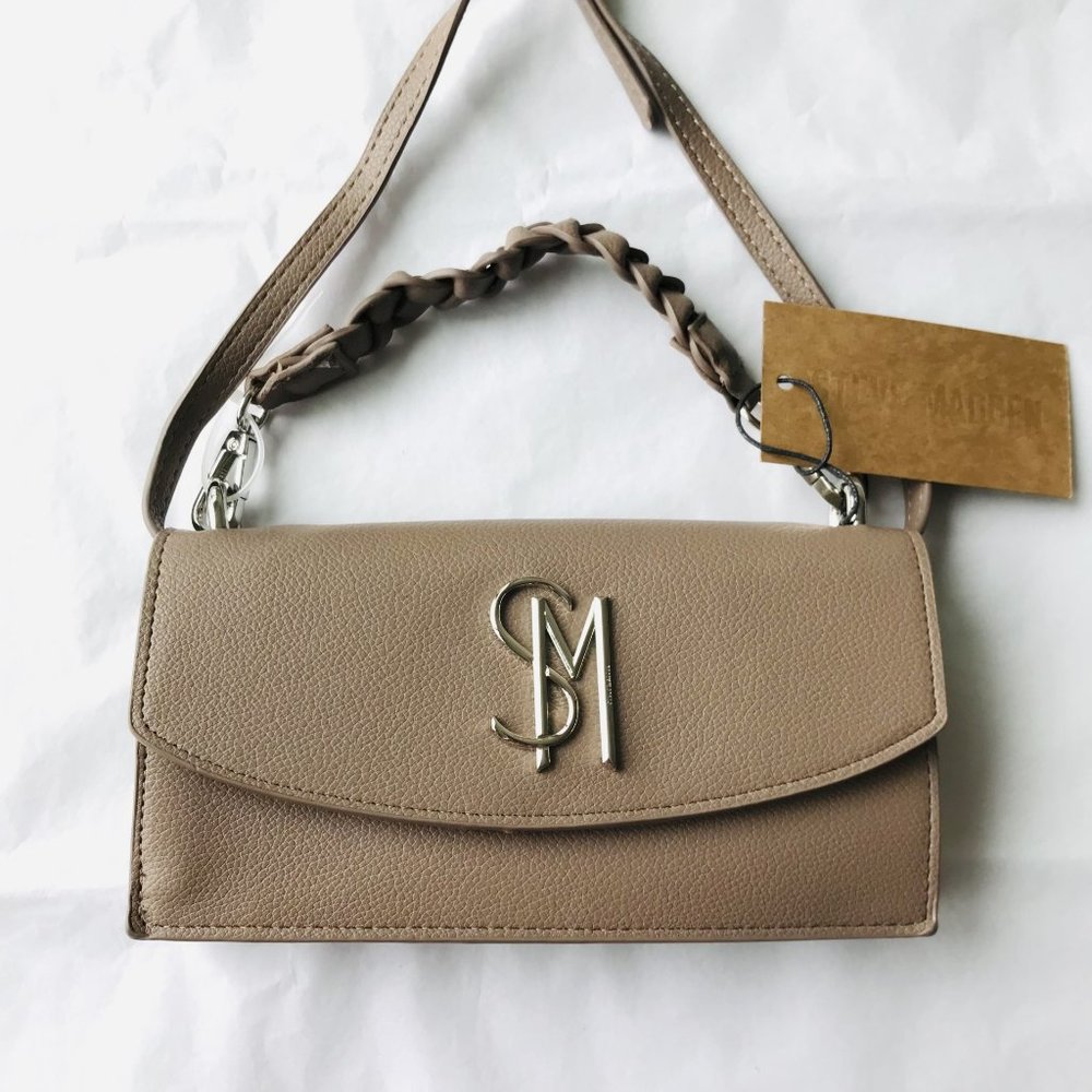 Steve Madden Purse Crossbody top handle wallet Mushroom